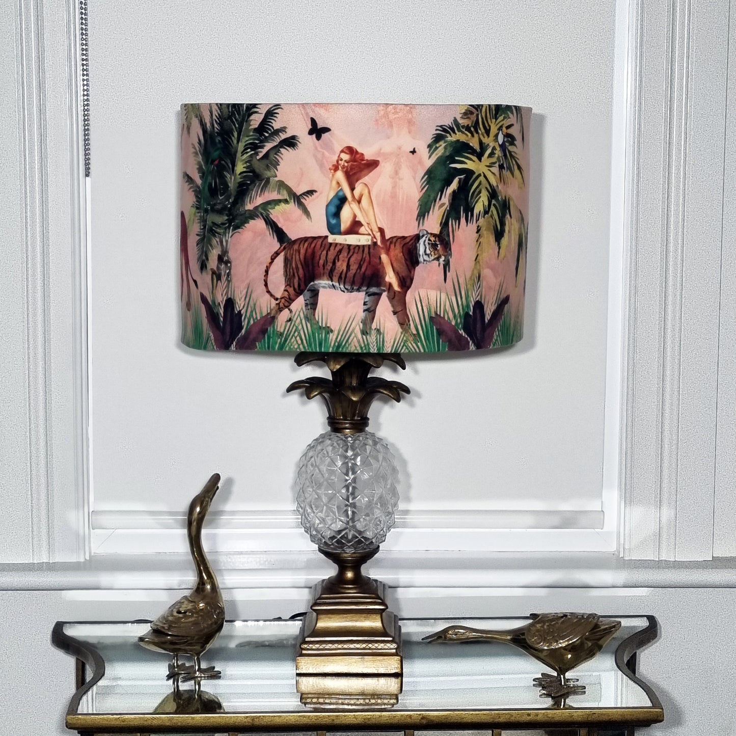Jungle Walk Lampshade Pink