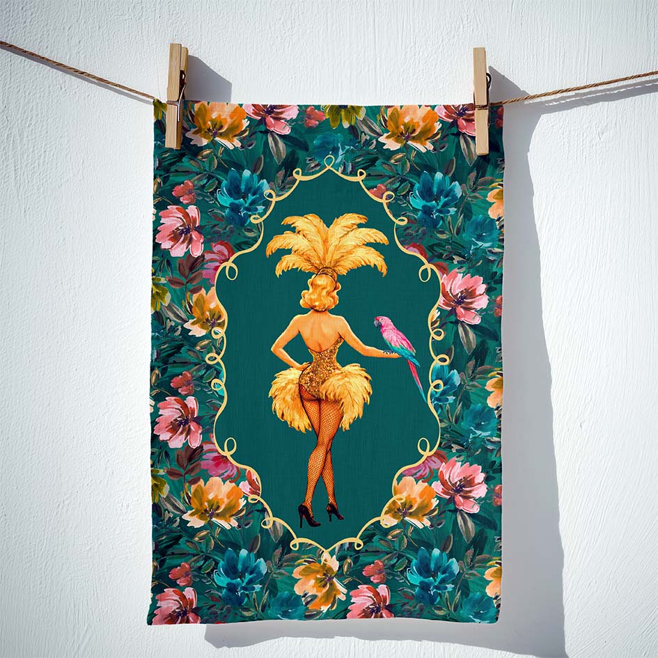 Lulu LaRue Linen Tea Towel