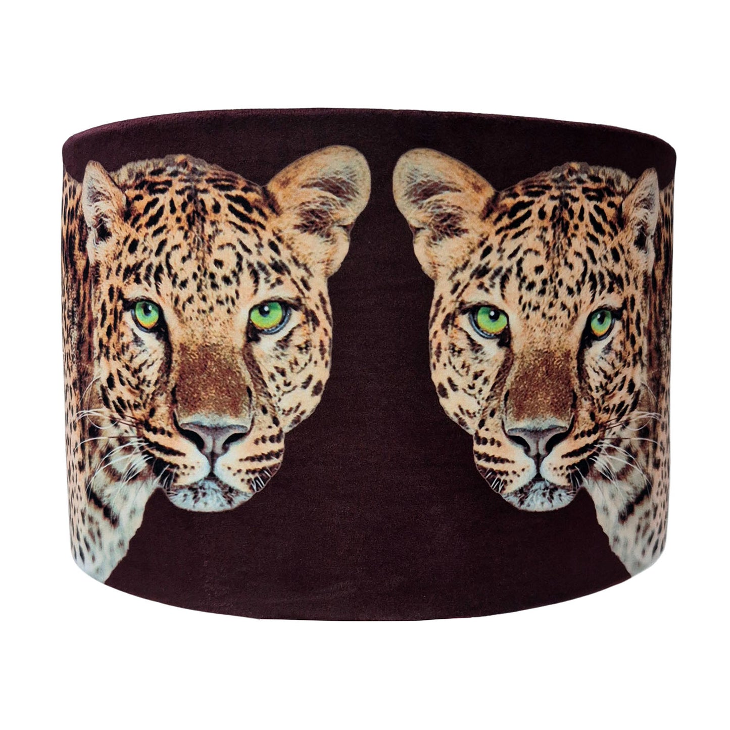 Leopard Lounge Lampshade Chocolate