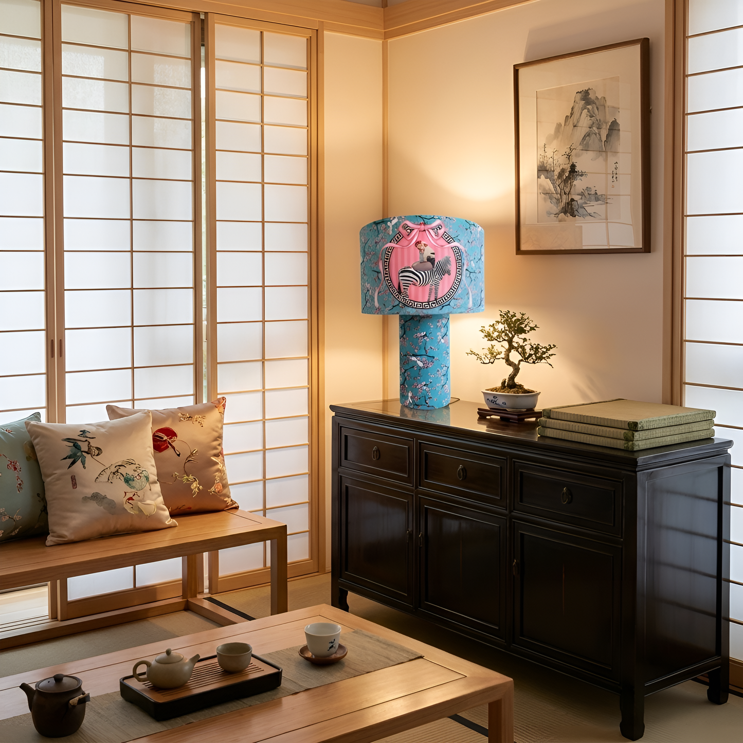 Gigi Cherry Blossom Table Lamp