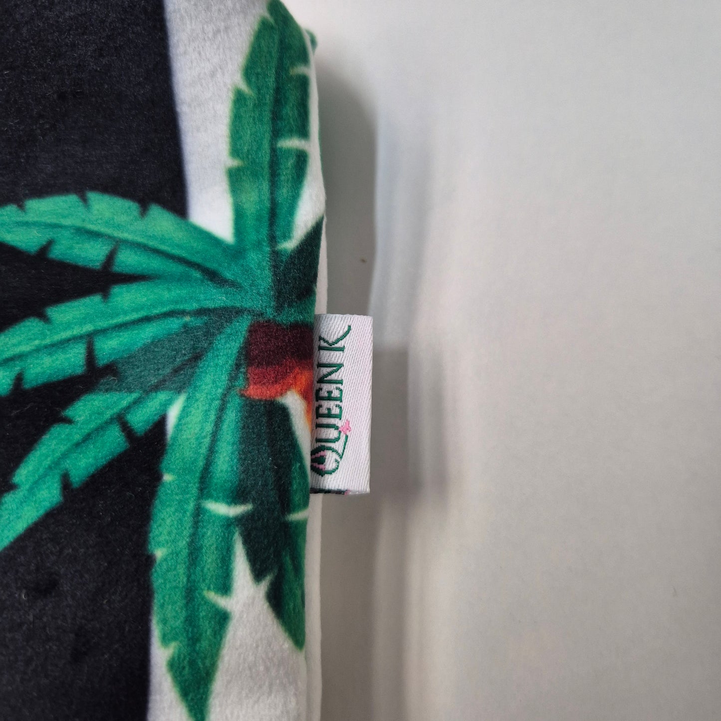 Cocktail Cheetah Black & White Striped Velvet Cosmetics Purse