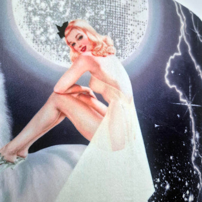 Celestial Goddess Beaded Fringe Lampshade