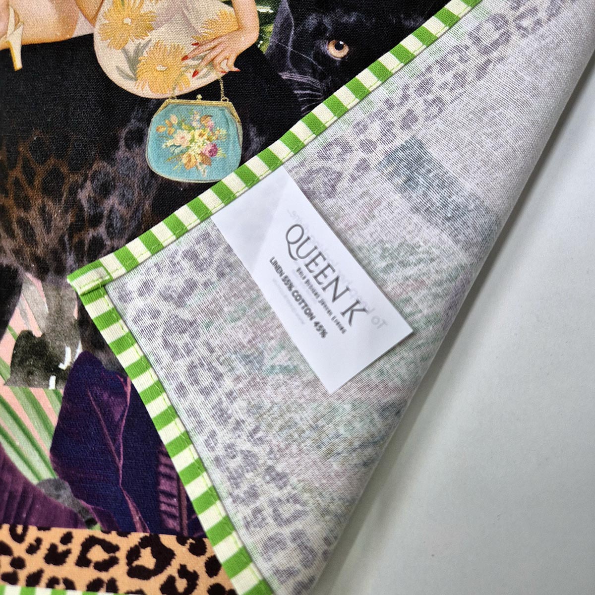 Jungle Walk Pink Napkin 4Pc Set