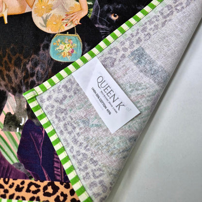 Jungle Walk Pink Napkin 4Pc Set
