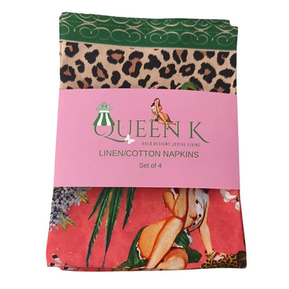 Alice Napkin 4Pc Set