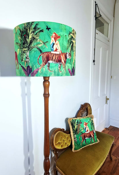 Jungle Walk Lampshade Green