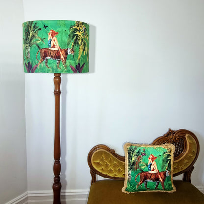 Jungle Walk Lampshade Green