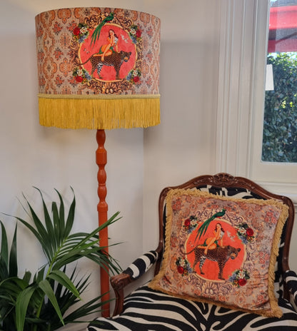 Alice Tassel Drum Lampshade