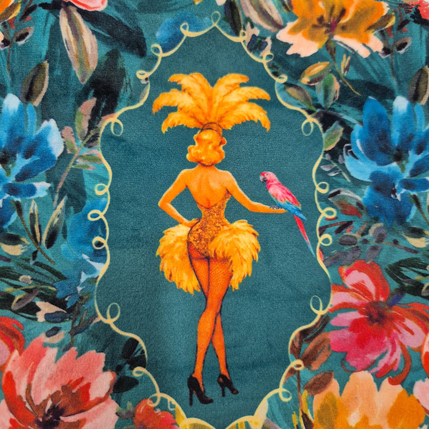 Lulu LaRue Velvet Cosmetic Bag