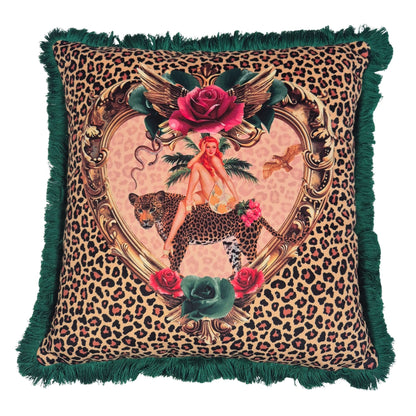 Tiger Rose Cushion Queen K