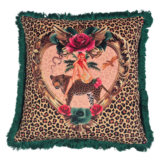 Tiger Rose Cushion Queen K