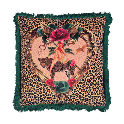 Tiger Rose Cushion Queen K