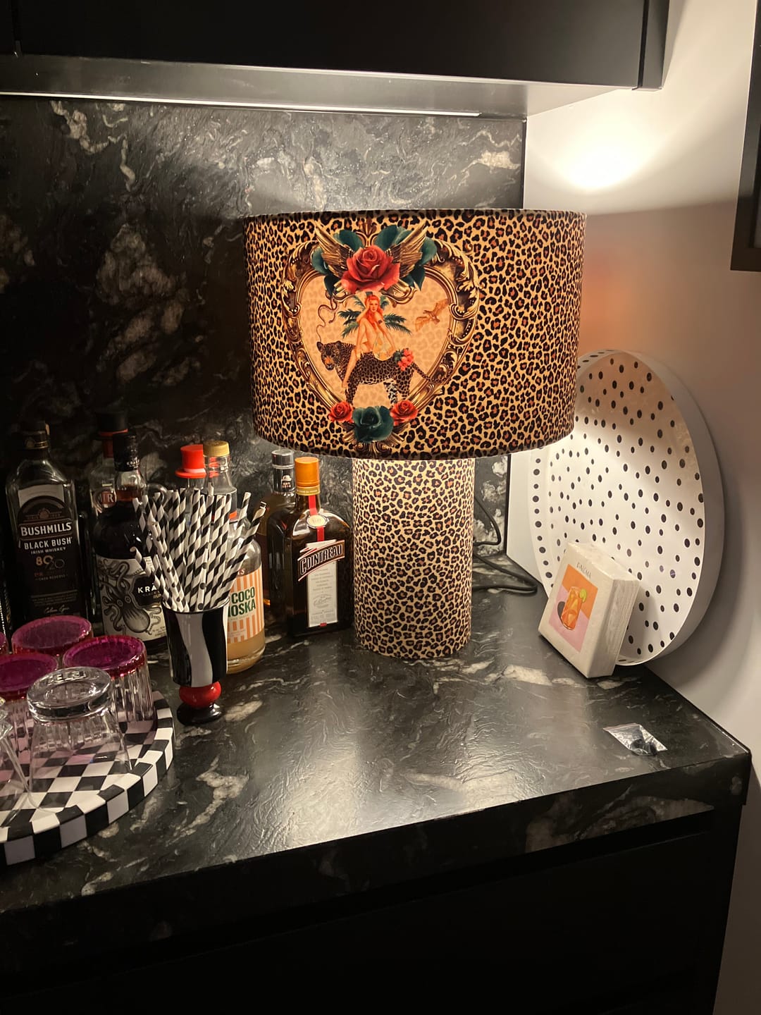 Tiger Rose Vintage Table Lamp