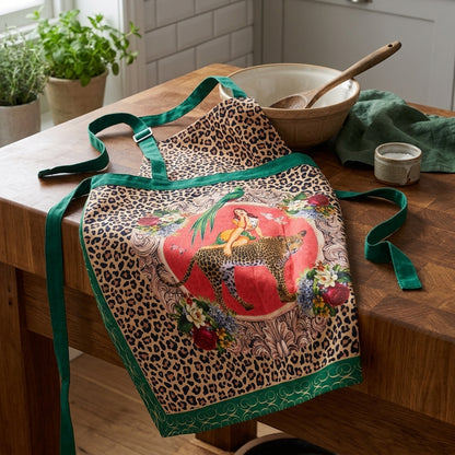 Alice Apron | Leopard Print Statement Apron