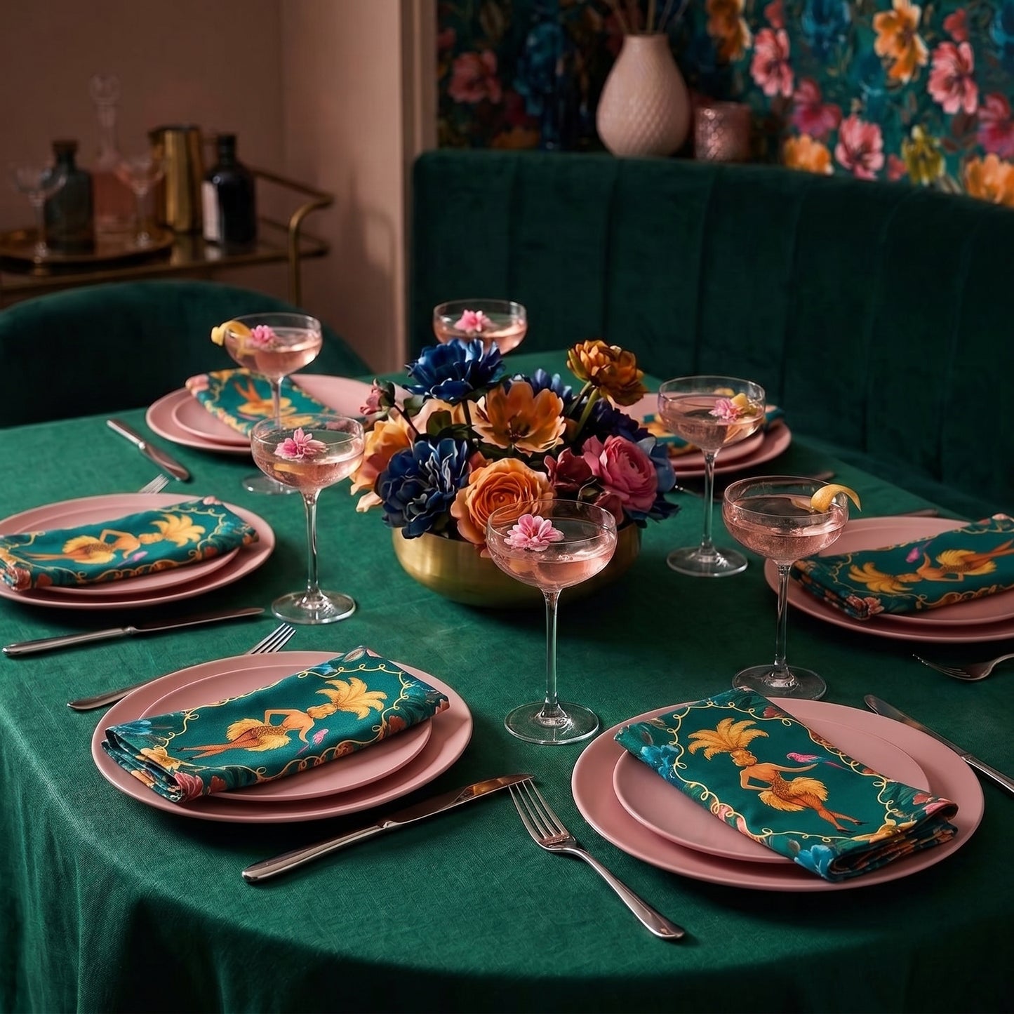 Lulu LaRue Napkin 4Pc Set