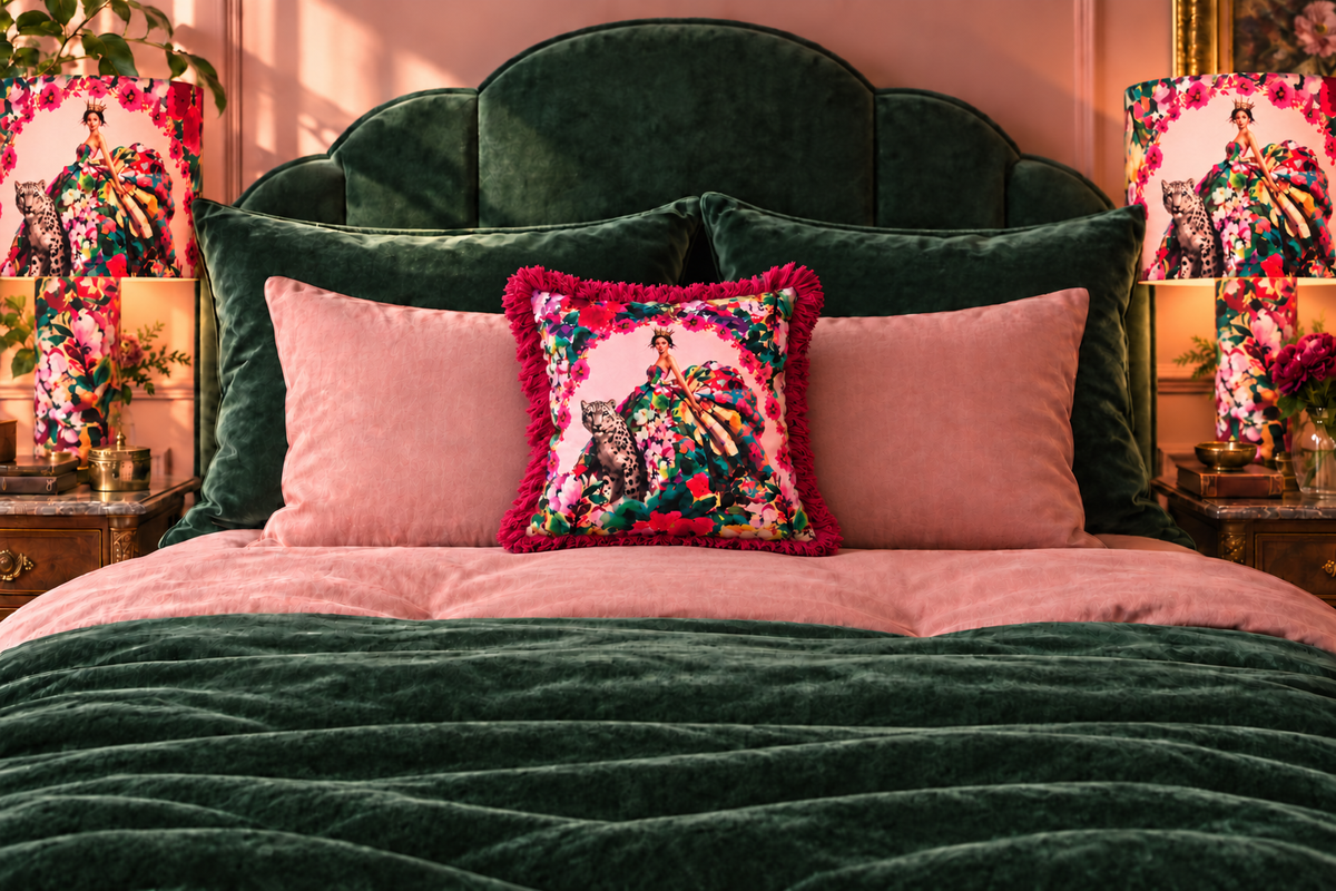 Her Wild Majesty Floral Table Lamp