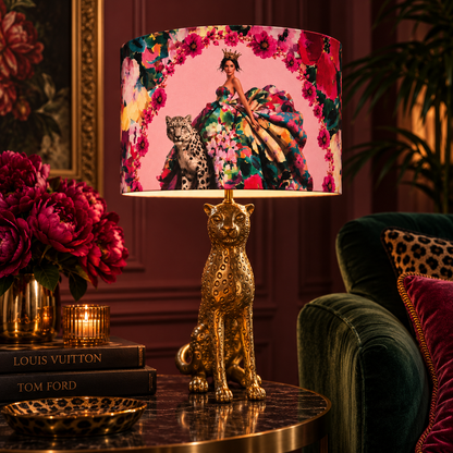 Her Wild Majesty Floral Lampshade