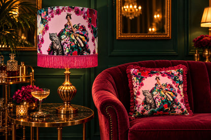 Her Wild Majesty Floral Cushion