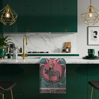 Gigi Cherry Blossom Linen Tea Towel