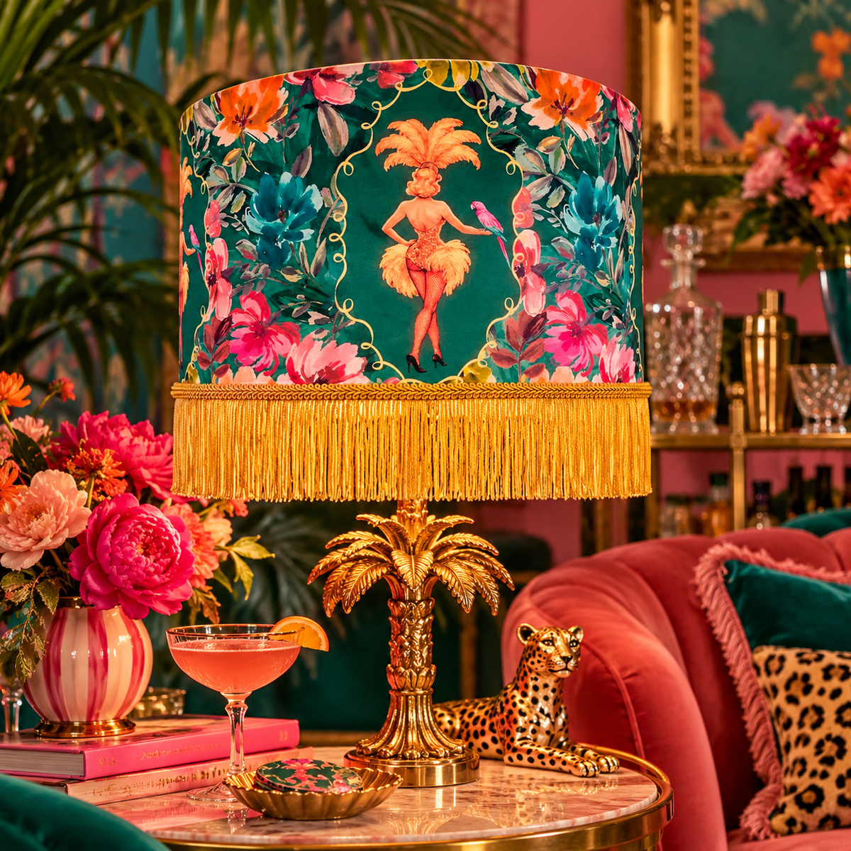 Lulu LaRue Fringed Lampshade