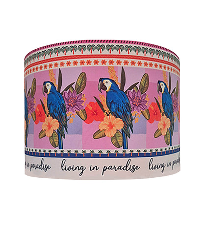 Queen K Living In Paradise Parrot Tropical Lampshade