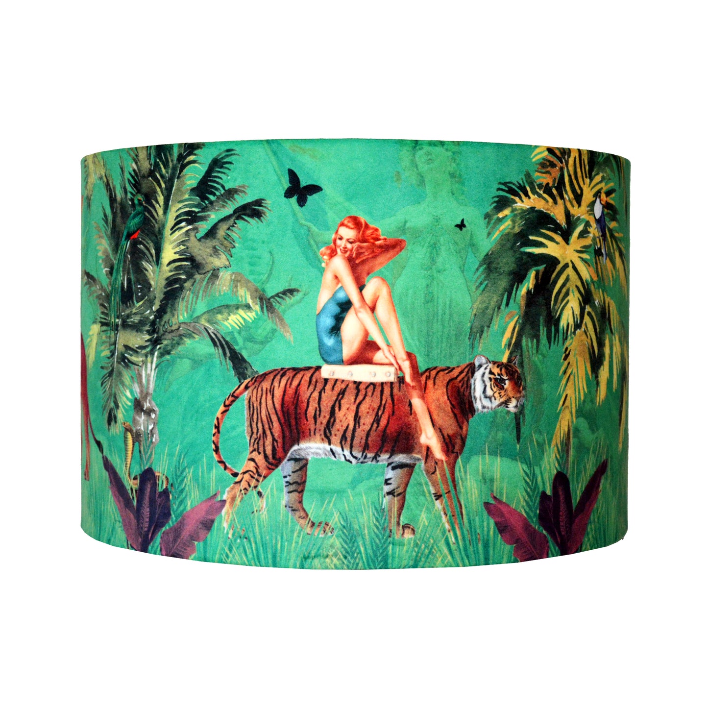 Jungle Walk Lampshade Green