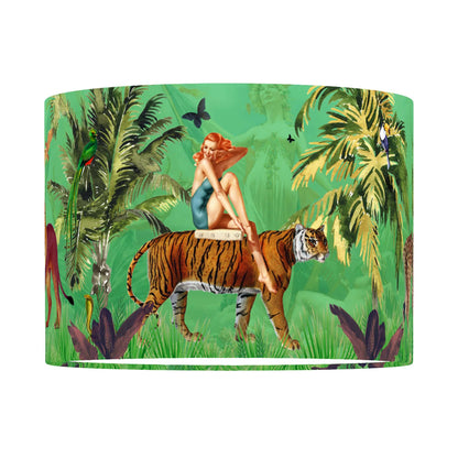 Jungle Walk Lampshade Green