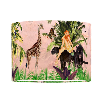 Jungle Walk Lampshade Pink