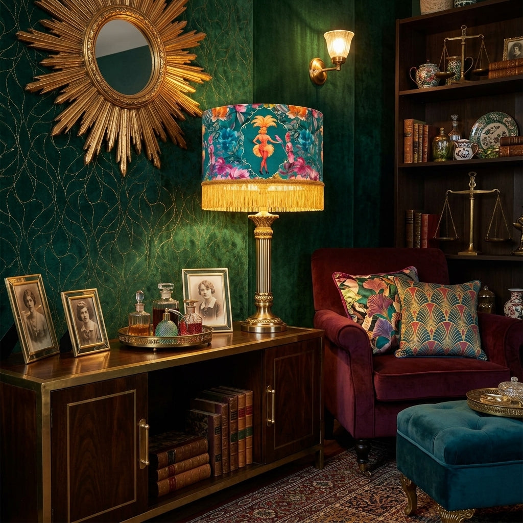 Lulu LaRue Fringed Lampshade