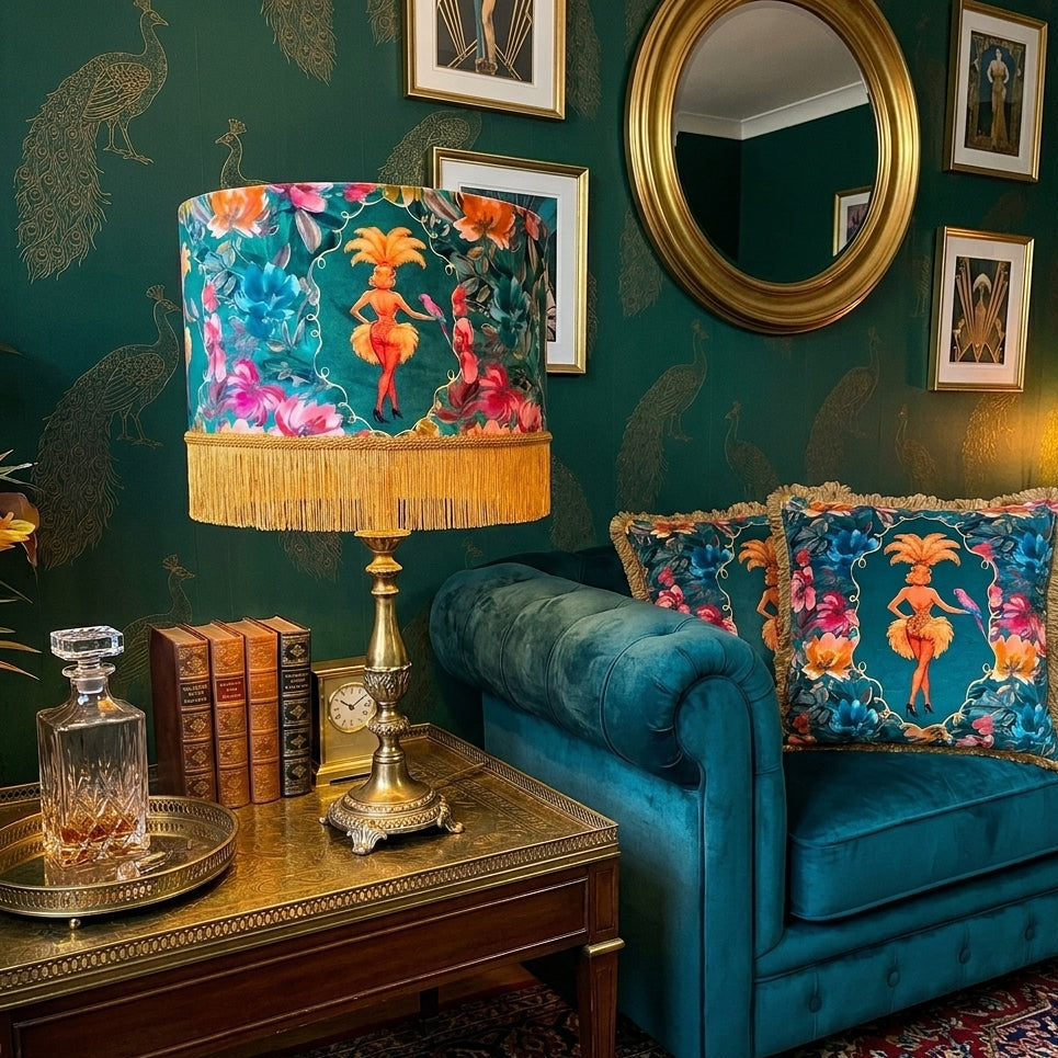 Lulu LaRue Fringed Lampshade