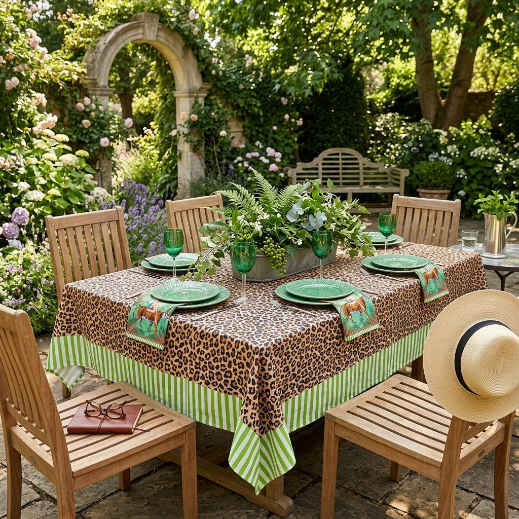 The Hostess Collection- Save 15% off with a tablecloth, 1 or 2 sets of napkins, tea towel and apron
