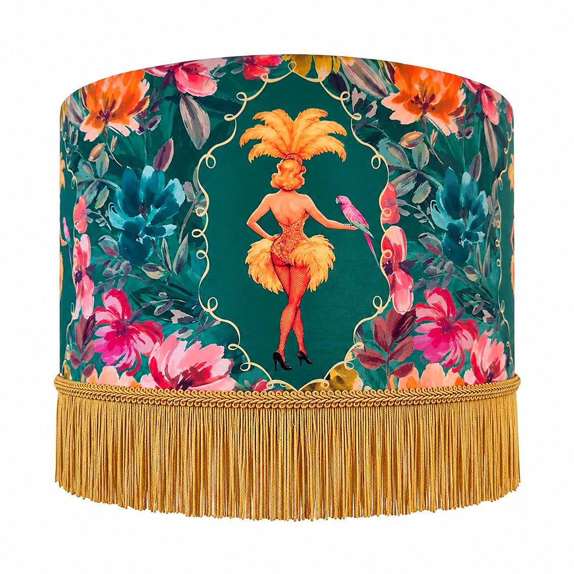 Lulu LaRue Fringed Lampshade