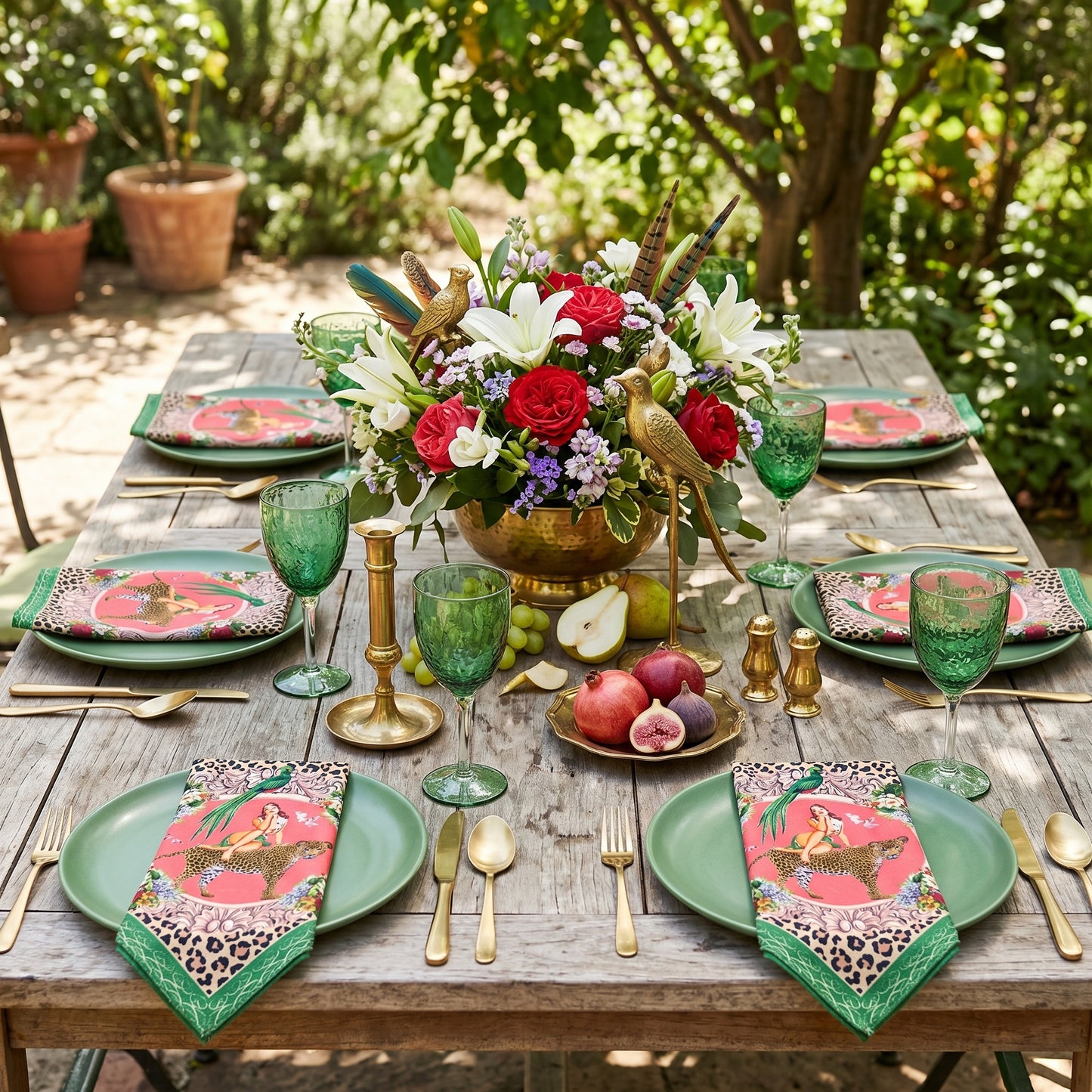 Alice Napkin 4Pc Set