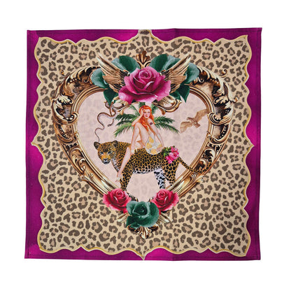 Tiger Rose Napkin 4Pc Set