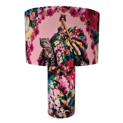 Her Wild Majesty Floral Table Lamp