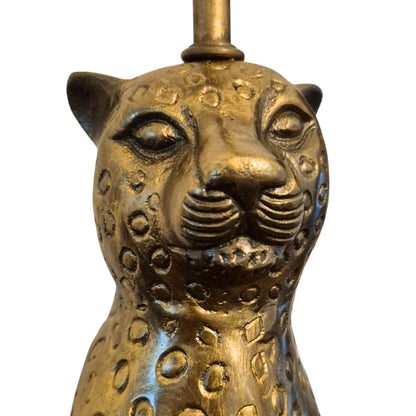 Lord Leopard Gold Table Lamp