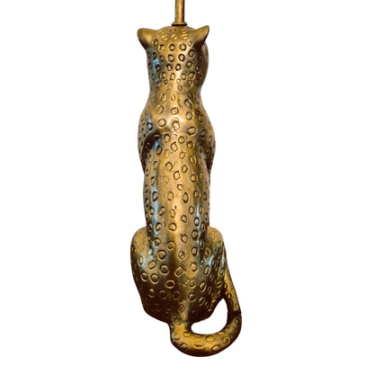 Lord Leopard Gold Table Lamp