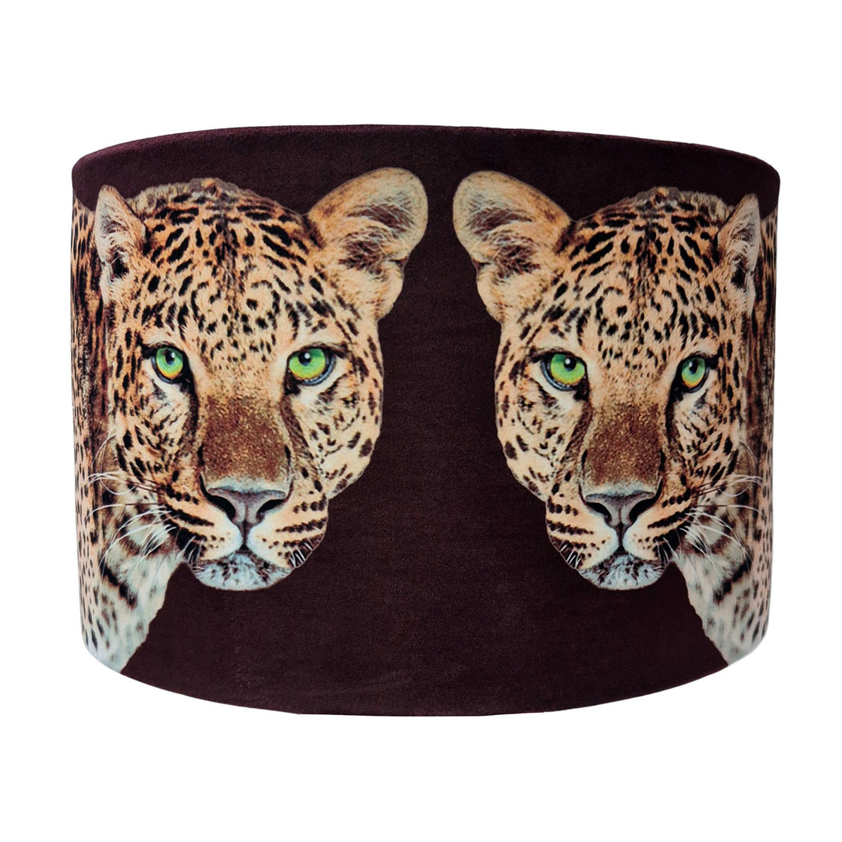 Leopard Lounge Lampshade Chocolate