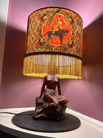 Alice Vintage Tassel Drum Lamp Shade