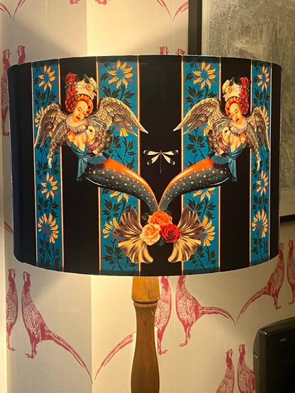 Mermaid Lampshade Blue