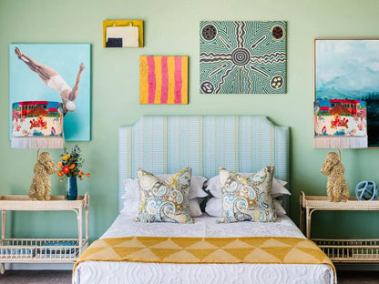 Riviera Fringed Lampshade tassel beach boho lamp shades coastal style decor mediterranean decor blue and white homewares fringe light shade