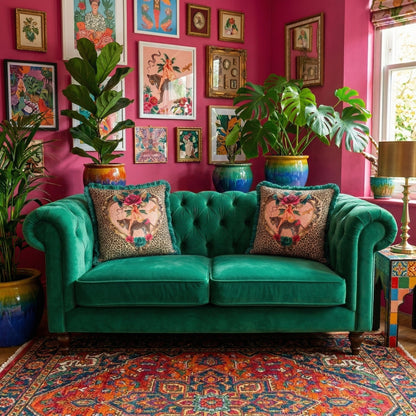 Tiger Rose Cushion Queen K
