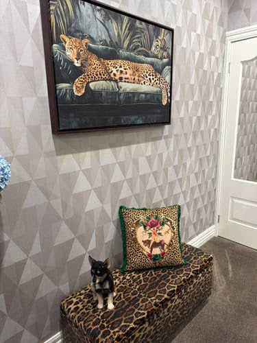 Tiger Rose Cushion Queen K