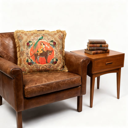 Queen K Alice Vintage Pin-Up Cushion