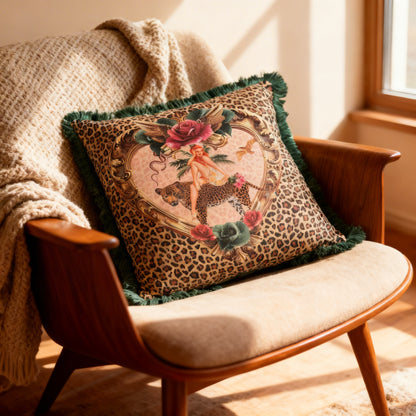 Tiger Rose Cushion Queen K